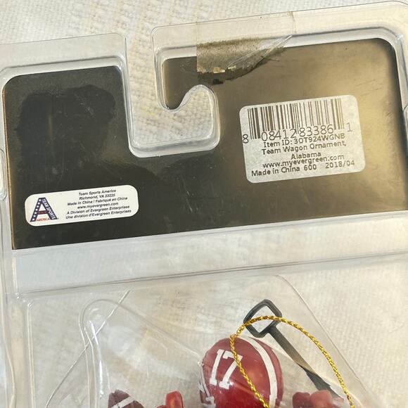 Alabama Crimson Tide Team Wagon Ornament Roll Tide Team Sports America - Picture 8 of 8